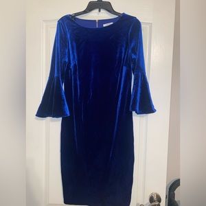 Reduced! Calvin Klein Beautiful Velvet Dress size 10